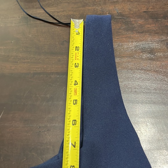 Mi Ami Short Navy Dress Eyelet Lace size m - Picture 15 of 15